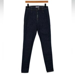 ALAIA JEANS - High Rise Skinny Leg Jeans - NWT - Bergdorf Goodman